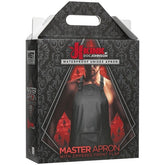 Kink Wet Works Master Apron Black - - His Fetish